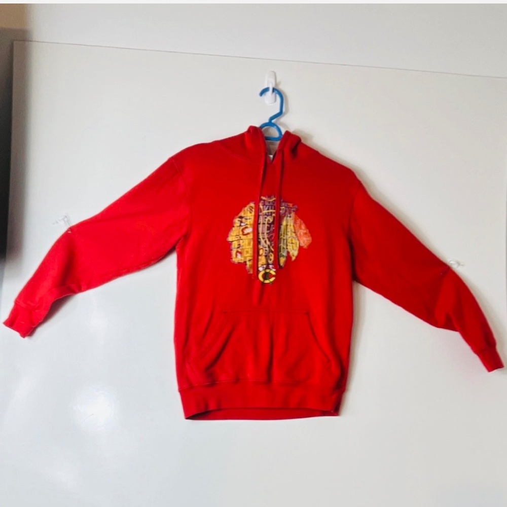 NHL Chicago Blackhawks Red Hoodie - Size S‎